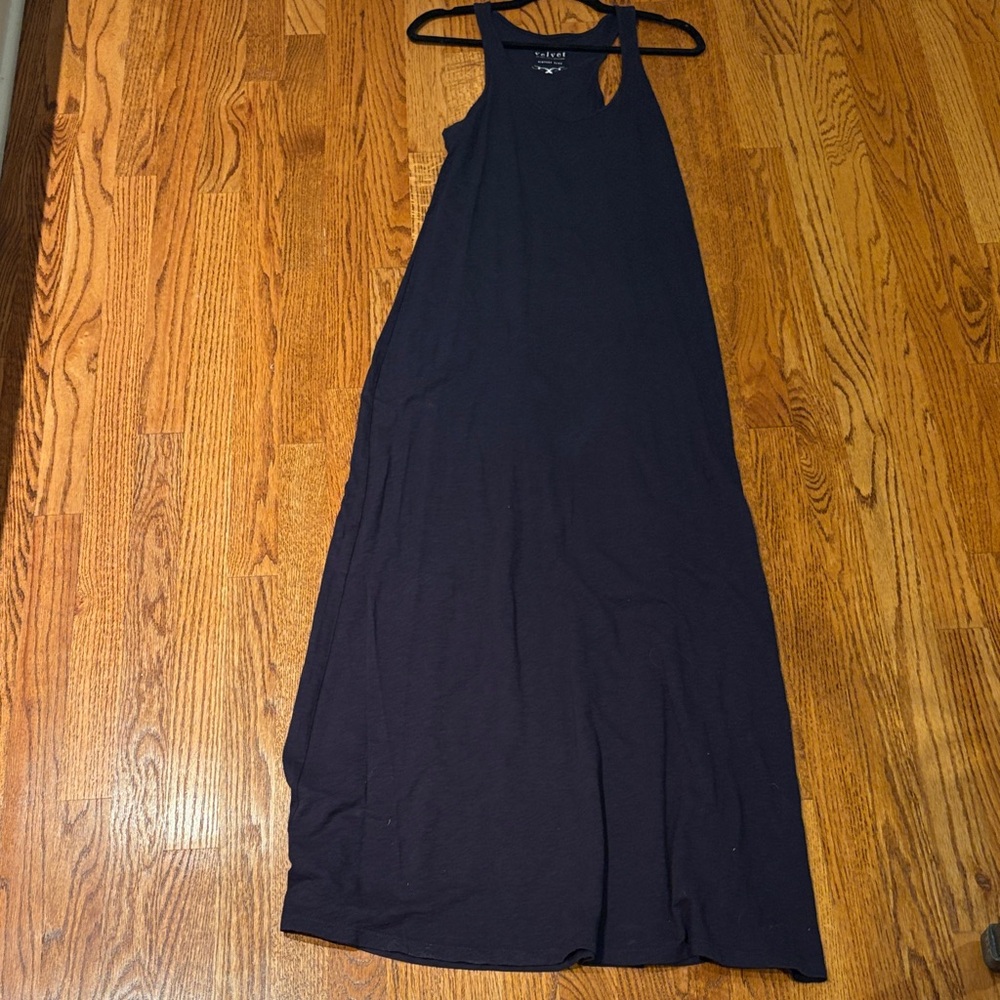 Velvet by Graham & Spencer Navy Blue Maxi Dress